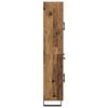 vidaXL Hoge kast met lade 2 pcs Oud Hout Bewerkt hout