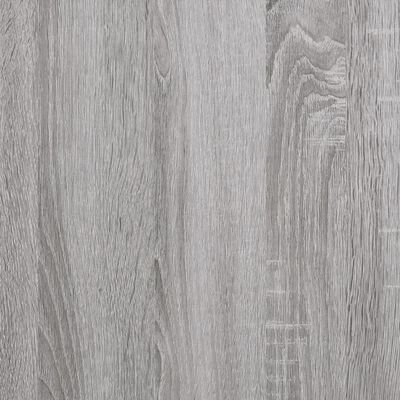 vidaXL Wandschappen 4 st 40x10x1,5 cm bewerkt hout grijs sonoma eiken