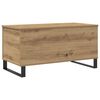 vidaXL Salontafel 90x44,5x45 cm bewerkt hout artisanaal eikenkleurig