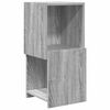 vidaXL Hoekkast Grijs Sonoma 30,5x30x65cm Bewerkt hout