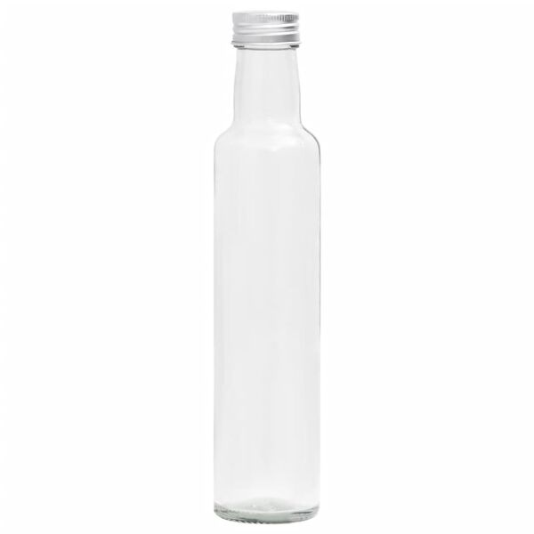 vidaXL Flessen met schroefdop 10 st 260 ml glas