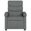 vidaXL Relaxfauteuil donkergrijze stof