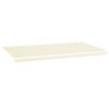 vidaXL Vervangingsdoek voor luifel 580x345 cm polyester cr&egrave;mekleurig