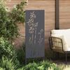 vidaXL Tuin Privacy Screen Antraciet 50 x 140 cm Koudgewalst staal