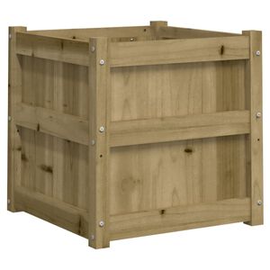 vidaXL Plantenbak 50x50x50 cm ge&iuml;mpregneerd grenenhout