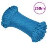 vidaXL Werktouw 6 mm 250 m polypropeen blauw
