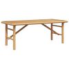 vidaXL Salontafel Bruin 110 x 50 x 43 cm Bamboe