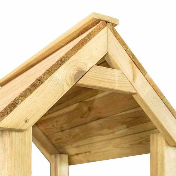 vidaXL Speelhuis 285x305x226,5 cm ge&iuml;mpregneerd grenenhout