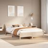 vidaXL Bedframe zonder matras massief grenenhout 135x190 cm