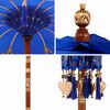 vidaXL Balinese Parasol Blauw 95 x 95 x 260 cm