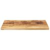 vidaXL Tafelblad rechthoekig 90x60x1,5 cm massief ruw mangohout