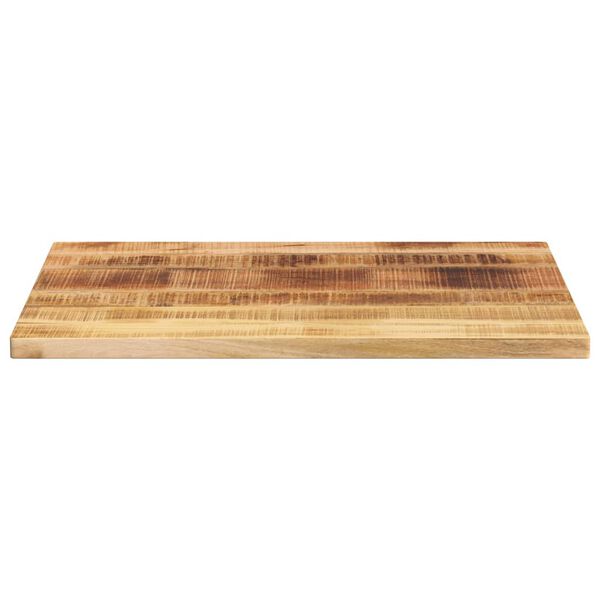 vidaXL Tafelblad rechthoekig 90x60x1,5 cm massief ruw mangohout