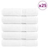 vidaXL Badhanddoeken SOLUND 25 st 600 g/m&sup2; 70x140 cm wit