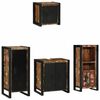 vidaXL Badkamermeubelset 4 st Multikleur en Zwart 40 x 35 x 90 cm