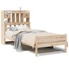 vidaXL Bed met boekenkast zonder matras massief grenenhout 100x200 cm