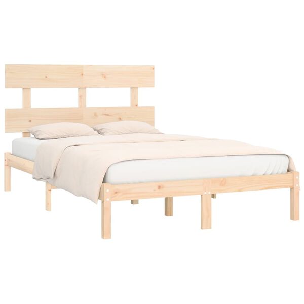 vidaXL Bedframe massief hout 200x200 cm