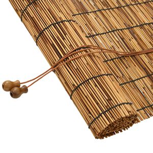 vidaXL Rolgordijn Bruin 60 x 160 cm Riet
