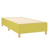vidaXL Boxspring met matras en LED stof groen 90x190 cm