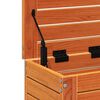 vidaXL Tuinvoetenbank 62x31,5x52 cm massief grenenhout wasbruin