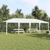 vidaXL Partytent Wit 800 x 400 x 266 cm Polyester en staal