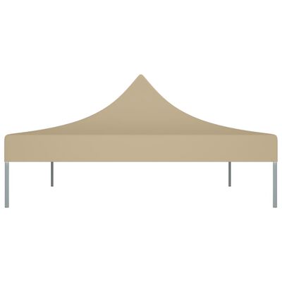 vidaXL Partytentdak 270 g/m² 4,5x3 m beige