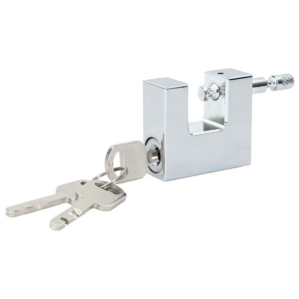 vidaXL Hangslot 6 pcs Zilver 5 x 1,9 x 4,5 cm IJzer