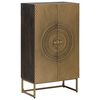 vidaXL Hoge kast Koper 53,5 x 30 x 95 cm