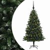 vidaXL Kunstkerstboom met Ballen 150 cm 150 LED's Warmwit
