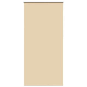 vidaXL Rolgordijn verduisterend 115x210 cm stofbreedte 110,7 cm beige