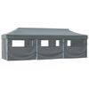 vidaXL Vouwtent pop-up met 8 zijwanden 870x291x315 cm antraciet