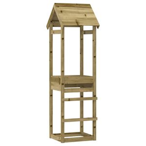 vidaXL Speeltoren 53x46,5x194 cm ge&iuml;mpregneerd grenenhout