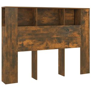 vidaXL Hoofdbordkast 140x18,5x104,5 cm gerookt eikenkleurig