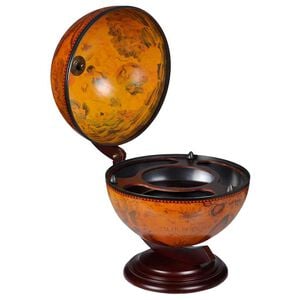 vidaXL Globebar tafelmodel eucalyptushout