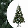 vidaXL Kunstkerstboom met Ballen 120 cm 150 LED's Warmwit