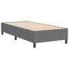 vidaXL Boxspring bed Lichtgrijs 100 x 200 cm Katoenen stof