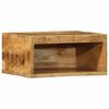 vidaXL Tv-meubel wandmontage 40x30x19 cm massief ruw mangohout