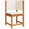 vidaXL Tuinstoel met kussen Bruin 50 x 50 x 91cm Massief acaciahout