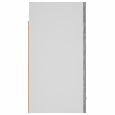 vidaXL Wandkast hangend 60x31x60 cm bewerkt hout grijs sonoma eiken