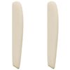 vidaXL Hoofdbord oor Cr&egrave;me 80 x 23 x 6 cm Stof