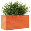 vidaXL Plantenbak 90x40x45,5 cm massief grenenhout wasbruin