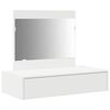 vidaXL Plafondtafel Wit 83 x 40 x 70 cm Bewerkt hout