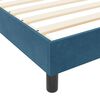 vidaXL Boxspringbed met hoofdeinde Donkerblauw 160 x 200 cm Fluweel