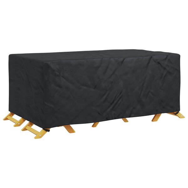 vidaXL Meubelhoes Effen Zwart 240 x 110 x 70 cm 420D