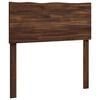 vidaXL Live Edge Hoofdbord ROSTOCK Donkerbruin 90 cm