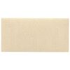 vidaXL Wandhoofdbord 12 pcs Cr&egrave;me 60 x 30 cm Stof