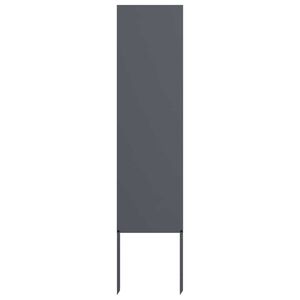 vidaXL Tuin Privacy Screen Antraciet 32 x 140 cm Koudgewalst staal