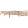 vidaXL Bedframe zonder matras massief grenenhout 200x200 cm