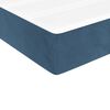 vidaXL Pocketveringmatras medium 90x200x20 cm fluweel donkerblauw