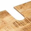 vidaXL Wastafelonderkast 71 x 33 x 58 cm Massief mangohout en ijzer