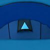 vidaXL Tent 4-persoons marineblauw en lichtblauw